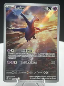 Latios 203/191 Illustration Rare Surging Sparks Pokemon Near Mint - Image 4
