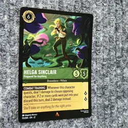 Disney Lorcana Wilds Unknown Helga Sinclair 93/204 Rare Foil - Image 3