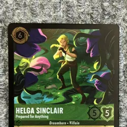 Disney Lorcana Wilds Unknown Helga Sinclair 93/204 Rare Foil - Image 5