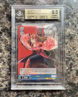 2021 Weiss Schwarz Japanese Marvel Powerful Scarlet Witch #MAR/S89-077 BGS 9.5 - Image 1