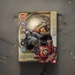 Bakugan New Vestroia Rock Slide 🏅 Gold Gate Card Serial 10/48q Grakas Hound - Image 1