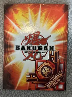 Bakugan New Vestroia Rock Slide 🏅 Gold Gate Card Serial 10/48q Grakas Hound - Image 3