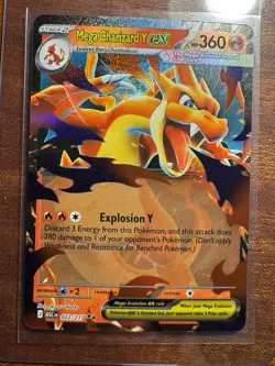 Pokemon Mega Charizard Y EX 022/217 ASC Set EX Card - Image 1