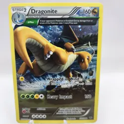 Pokemon Dragonite 52/108 Holo Plasma Freeze Single Card 2015 - Lightly Played - Image 1