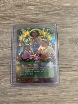 Disney Lorcana TCG Enchanted Card the Family Scattered Wilds Unknown - Image 1