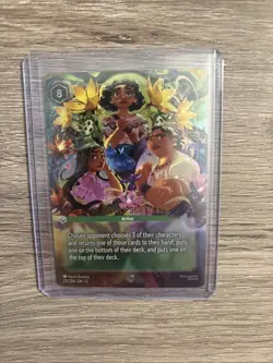 Disney Lorcana TCG Enchanted Card the Family Scattered Wilds Unknown - Image 2