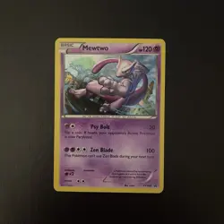 Mewtwo XY100 2015 XY Black Star Promo Pokemon Card Holo Exclusive - LP - Image 1