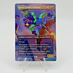 MTG Green Goblin, Nemesis (Borderless Foil) MAGIC Marvel's Spider-Man #23 - Image 1