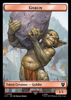 (x4) Wraith - Goblin 0007-0008 Set of 4 Double Sided Token LOTR MTG NM - Image 2