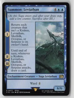 Summon: Leviathan 77 Rare FINAL FANTASY Near Mint - Image 1