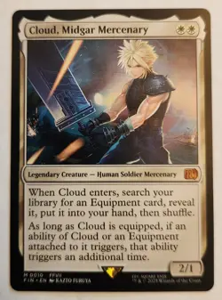 Cloud, Midgar Mercenary Final Fantasy Regular Mythic NM+ - Image 1