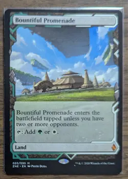 MTG Bountiful Promenade Non-Foil from Zendikar Rising Expeditions NM - Image 1