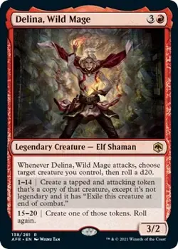 Foil - Delina, Wild Mage - 138 / NM / English MTG - Image 1