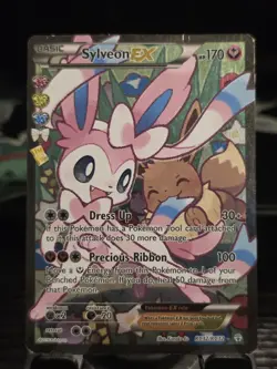 Pokemon Sylveon EX RC32/RC32 Generations Radiant Collection Full Art Holo HP - Image 1