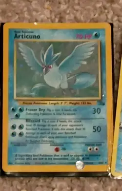 Pokemon TCG Fossil Set Articuno Holographic NM LP - Image 2