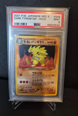 Pokemon Dark Tyranitar Neo 4 Japanese Holo Rare #248 PSA 9 - Image 1