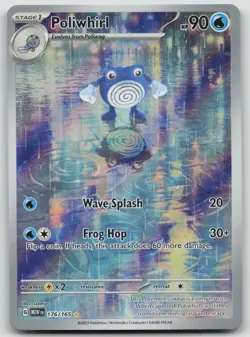 Pokemon: Poliwhirl 176/165 Illustration Rare (LP) -SV: 151 - Image 1