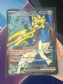 Hop's Zacian ex 176/159 Sv09: Journey Together Holo Pokemon TCG Card - Image 1