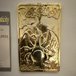 Nintendo Pokemon Special Edition 23K Gold-Plated Card #06 Charizard 1999 LE - Image 3