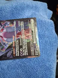 Team Rocket's Mewtwo ex 231/182 SIR Destined Rivals Holo Pokemon Card NM - Image 3