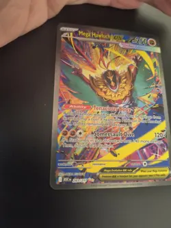 Pokemon TCG Mega Hawlucha EX Secret Rare Full Art Holo 283/217 - Image 2