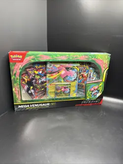 Pokemon Mega Venusaur EX Premium Collection Box Promo Booster Collectors Edition - Image 1