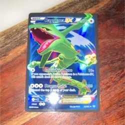 The Pokemon Company Rayquaza EX 104/108 Roaring Skies Full Art Holo Ultra Rare - Image 1