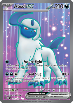 ABSOL EX 214/197 ULTRA RARE OBSIDIAN FLAMES POKEMON NEAR MINT - Image 1