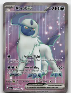 ABSOL EX 214/197 ULTRA RARE OBSIDIAN FLAMES POKEMON NEAR MINT - Image 2