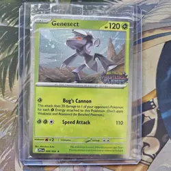🟢 Genesect 008/094 Phantasmal Flames STAMPED & SEALED Holo Rare Best Buy Promo - Image 1