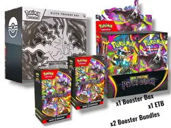 🔥 Pokemon Pitch Black • 1 Booster Box, 1 ETB, 2 Booster Bundles, Presale LOT ✅ - Image 1