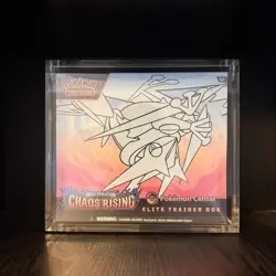 Pokemon TCG Chaos rising Pokemon Center ETB (with acrylic case) - Image 1