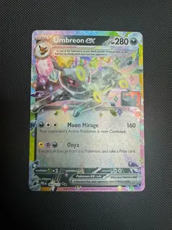 Pokemon TCG - Umbreon Ex - 060/131 Prismatic Evolutions STAMPED Prize Pack - NM - Image 5