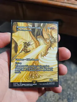 Dragon of Mount Gulg - Ancient Copper Dragon (Showcase) Final Fantasy MTG - Image 1