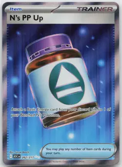 N's PP Up Ultra Rare ME: Ascended Heroes 262/217 Pokemon TCG - Image 1