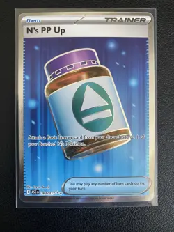 N's PP Up 262/217 Full Art Ultra Rare Pokemon Ascended Heroes ENGLISH NM - Image 1