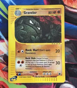 Graveler 079/165: Expedition Base Set Reverse Holo. Vintage 2002. NM Pokemon - Image 1
