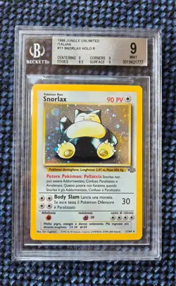 Pokemon Snorlax 11/64 Jungle Holo Rara ITA BGS9 MINT 1999 - Image 1
