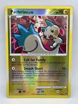 Pachirisu 5/106 Great Encounters Pokemon TCG Reverse Holo LP/NM - Image 1