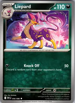 Liepard White Flare 056/086 Uncommon Pokemon Near Mint - Image 1
