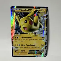 Pokemon TCG Pikachu EX XY174 XY Promo Holo English 2016 Basic 130 HP - Image 1