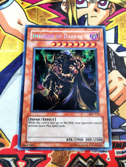 Invader of Darkness ioc-111 Unltd Ed (NM+) Secret Rare Yu-Gi-Oh! - Image 1