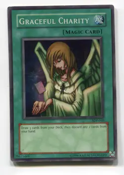 Yu-Gi-Oh! Light Played Graceful Charity Super Rare SDP EN Elegante Wohltaterin - Image 1
