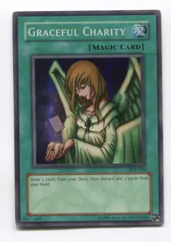 Yu-Gi-Oh! HEAVY PLAYED Graceful Charity SDP Super Rare englisch - Image 1