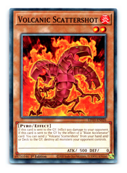 Volcanic Scattershot - LD10-EN026 - Common - 1st Edition - Yugioh - Image 1