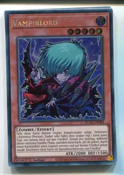 Yu-Gi-Oh! Vampirlord Secret Rare BLGG-DE004 - Image 1