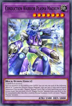 Conduction Warrior Plasma Magnum BPRO-EN034 1st ED Yu-Gi-Oh! SUPER RARE - Image 1