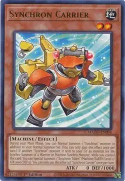 1x (NM) Synchron Carrier - MAGO-EN094 - Rare - 1st Edition YuGiOh - Image 1