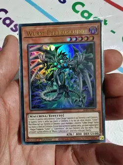 WURM CYBEROSCURO Ultra Rara ITA (Cyberdark Wurm) ALIN-IT027 YU-GI-OH NUOVA - Image 1
