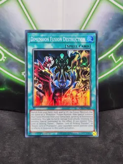 Yugioh Dimension Fusion Destruction SDSA-EN046 Super Rare 1st Edition NM - Image 1